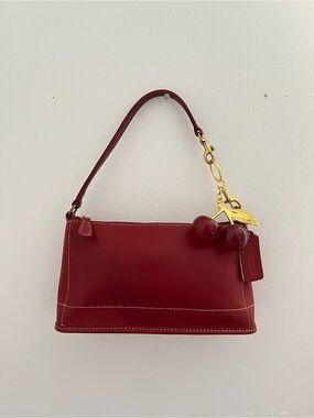 Rare Coach Red Demi Bleecker Bag